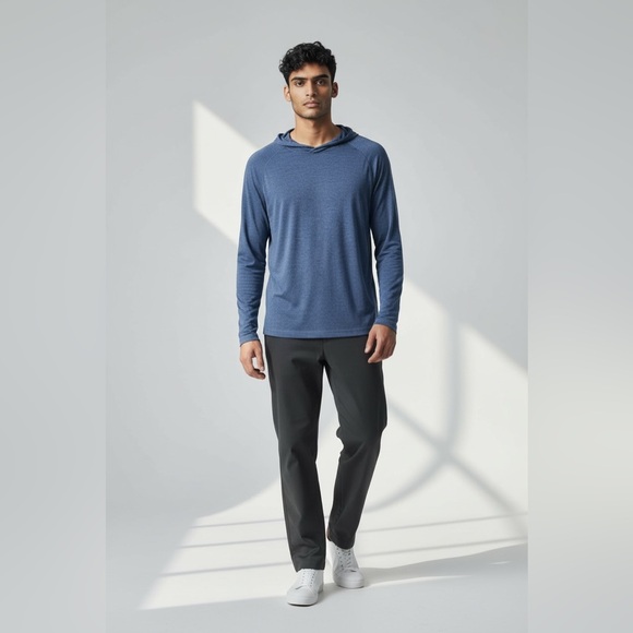 lululemon athletica Other - Lululemon Metal Vent Tech Hoodie Men XXL Blue Athletic Pullover